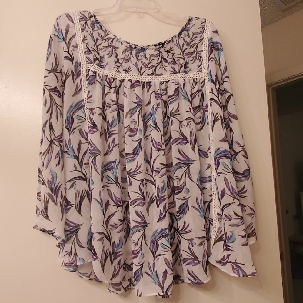 Lane Bryant Circle Hem Blouse